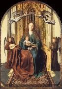 Quentin Massys The Virgin and Child Enthroned,with four Angels Spain oil painting artist